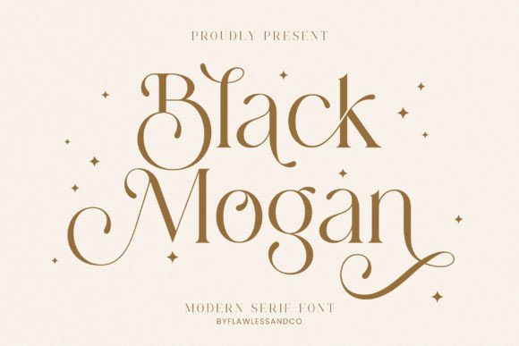 Black Mogan: The Modern Serif for Bold Branding