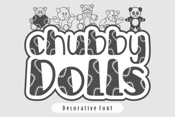 Chubby Dolls: A Playful Font for Whimsical Designs