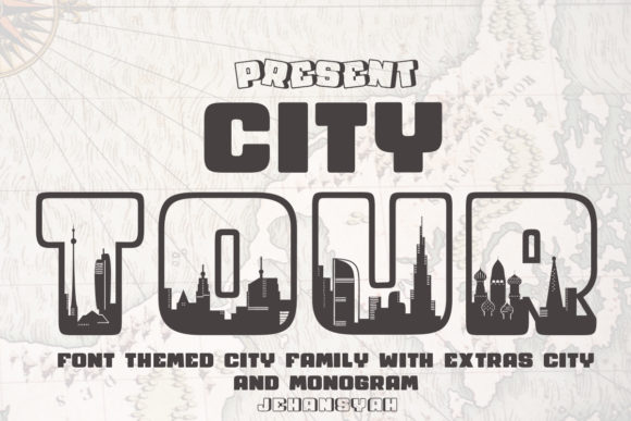 City Tour: A Creative Font for Bold Design Projects