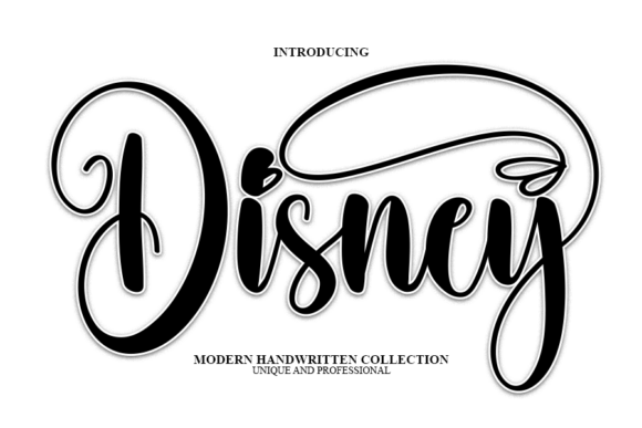 Disney: The Delicate Handwritten Font for Unique Designs