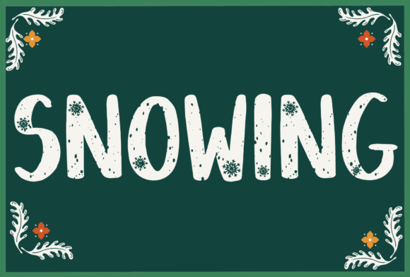 Embrace the Chill: Using the Snowing Font in Your Designs