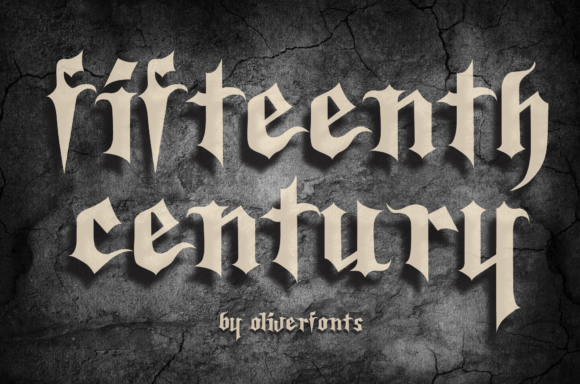 Fifteenth Century: A Blackletter Font for Bold, Authentic Design