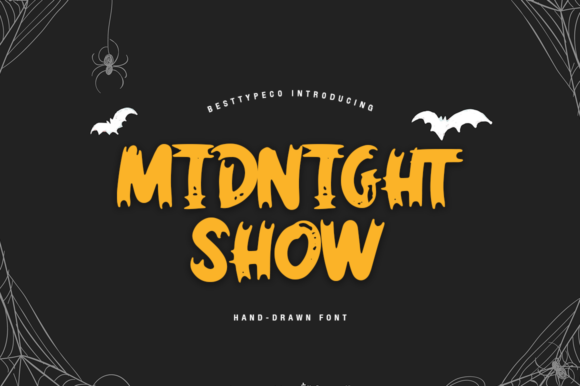 Midnight Show: A Handwritten Font for Bold Design