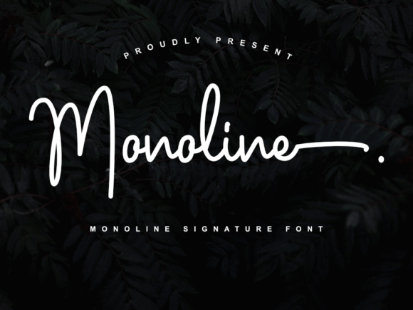 Monoline: The Signature Script for Modern Brand Elegance