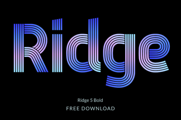 Ridge 5 Bold: A Modern Typeface for Complete Design Projects