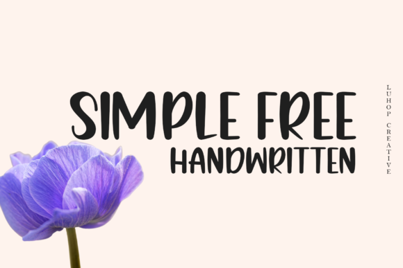 Simple Free: The Handwritten Font for Joyful Branding