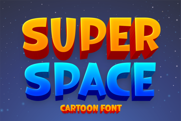 Super Space: A Playful Font for Authentic Projects